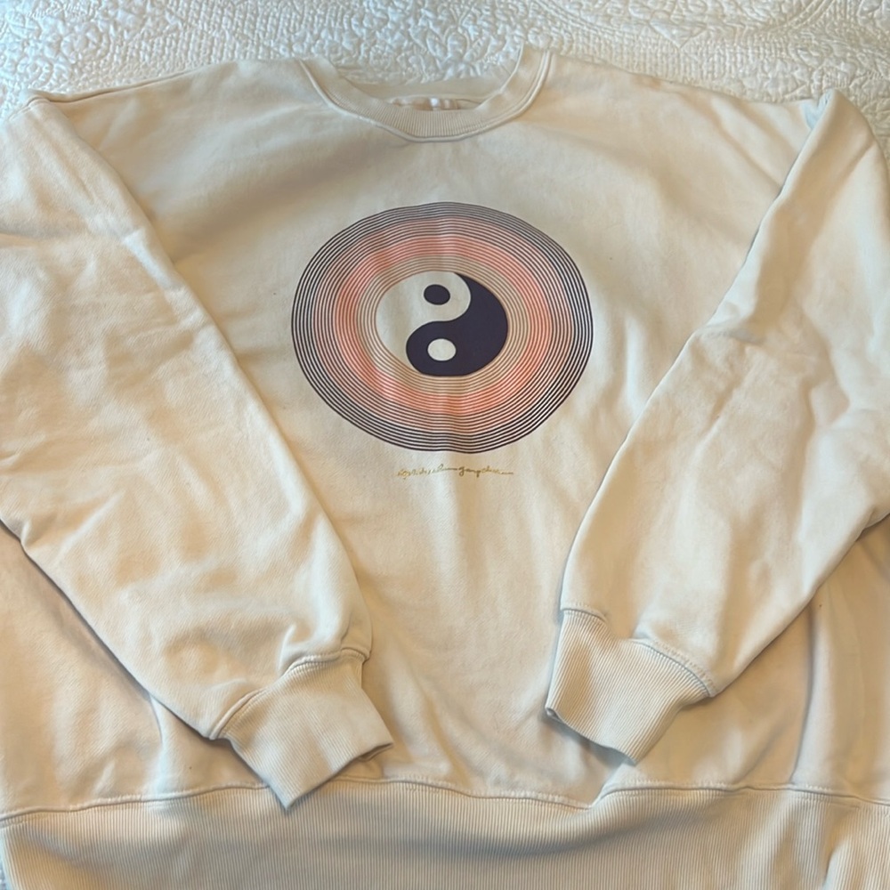 Spiritual Gangster Sz XL Beige Ying Yang